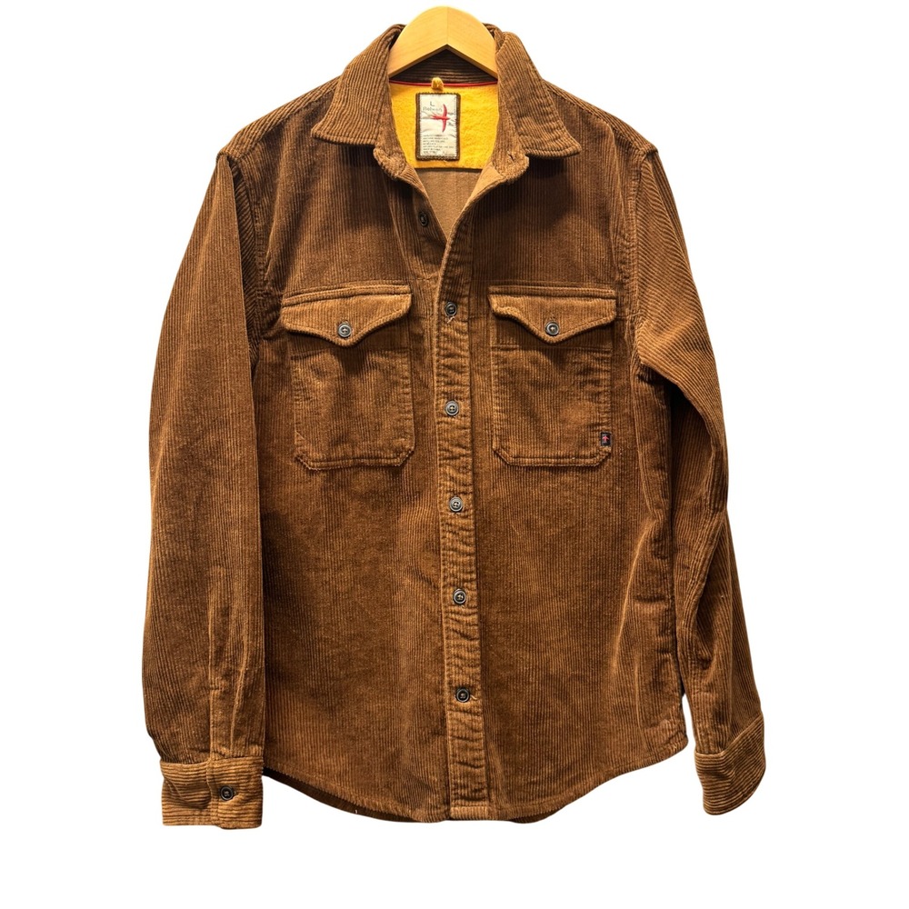 Relwen Cord Work Shirt Mens L Corduroy Brown Button Up Huckberry Workwear